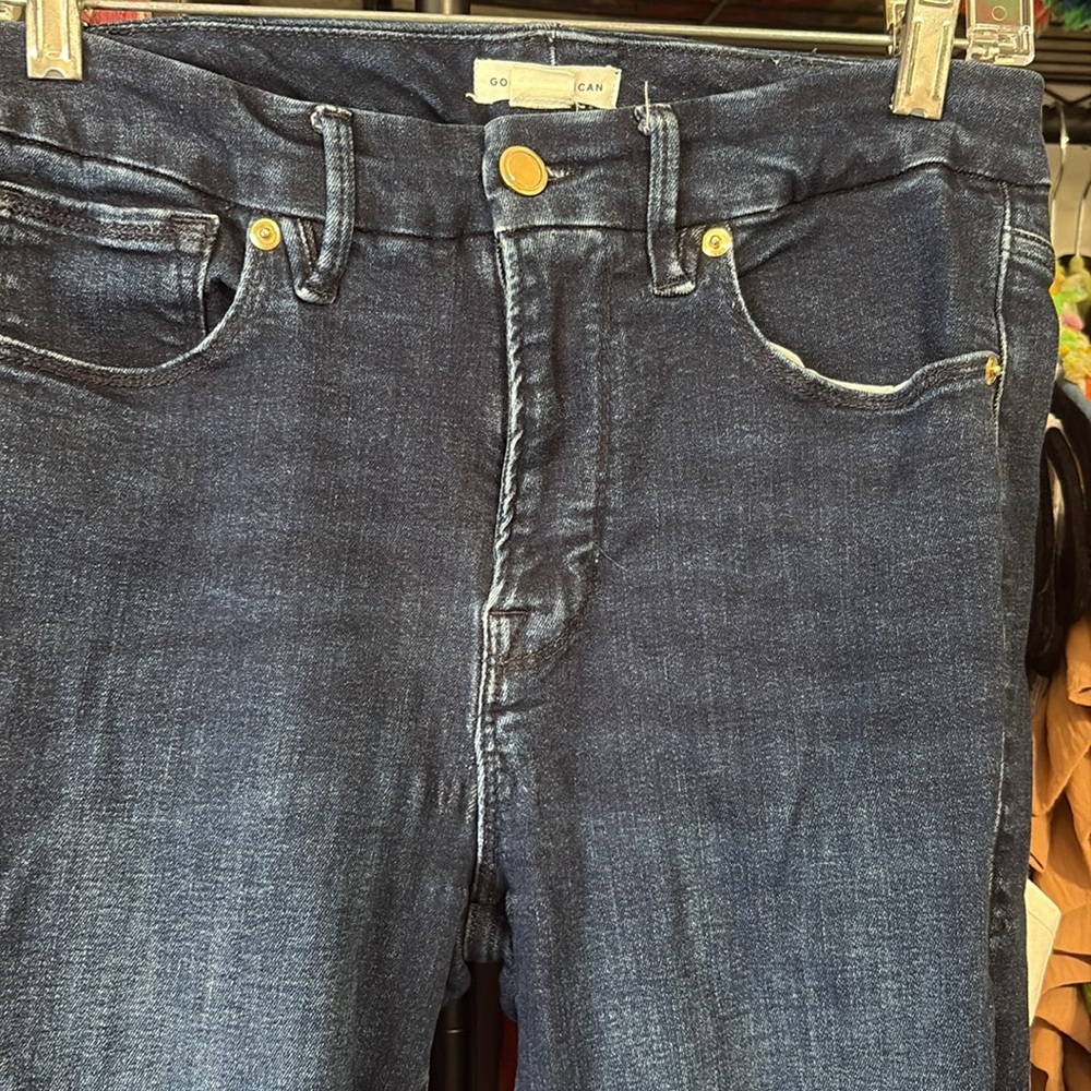 Good American Dark Blue Skinny Jeans - Picture 2 of 5